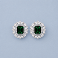Emerald empress earrings
